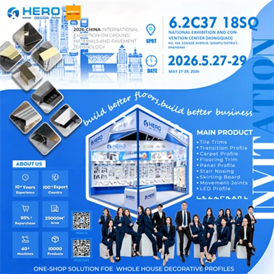 Pripojte sa k Hero Metal na DOMOTEX Asia 2026: One-Stop Solution at Booth 6.2C37