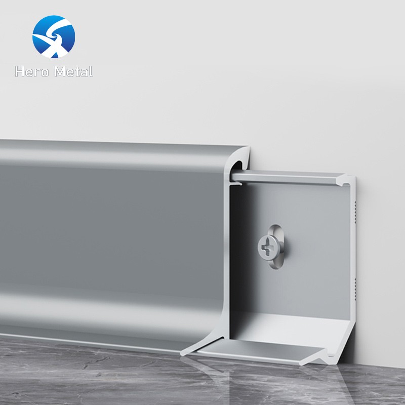 aluminum skirting board with led channel